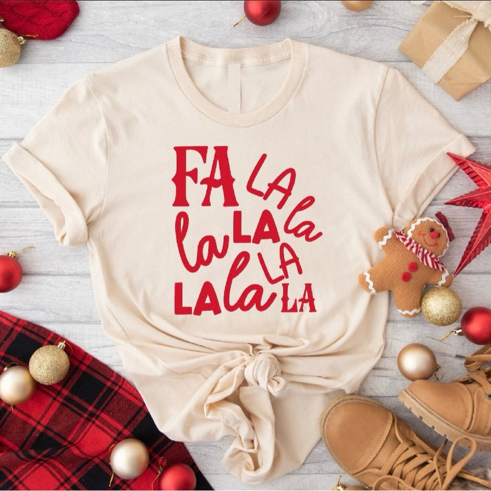 Holiday graphic top